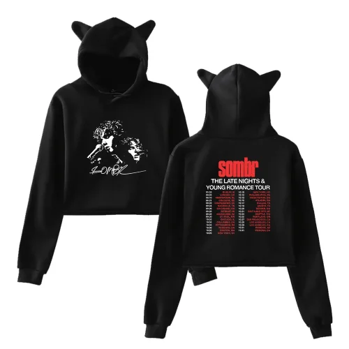 Sombr Cropped Hoodie #4